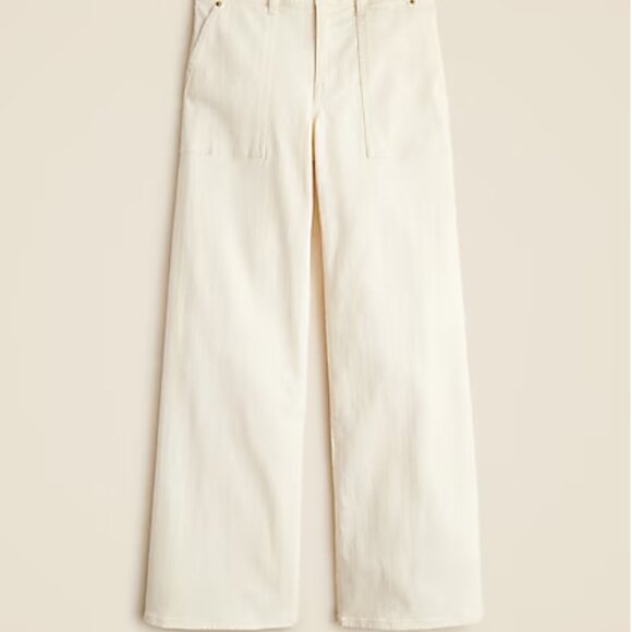 J. Crew Camp-pocket wide-leg jean - Picture 2 of 8